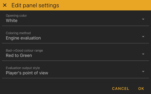 sunburst settings